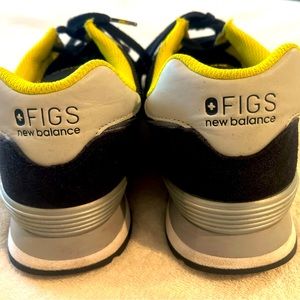 Black Figs New Balance 574 size 11 women ‘s regular sneaker